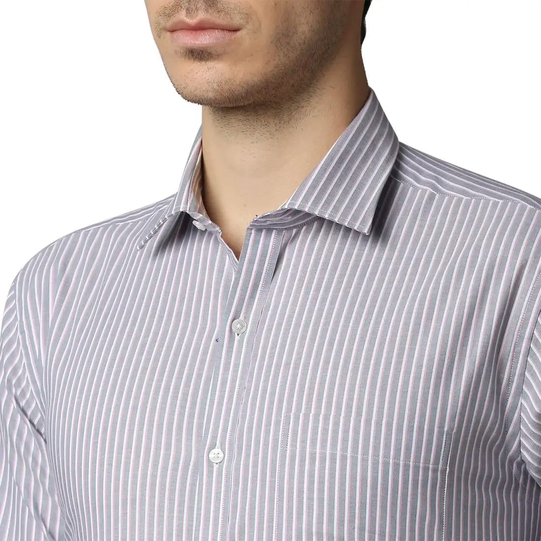 Men Slim Fit Medium Blue Shirt