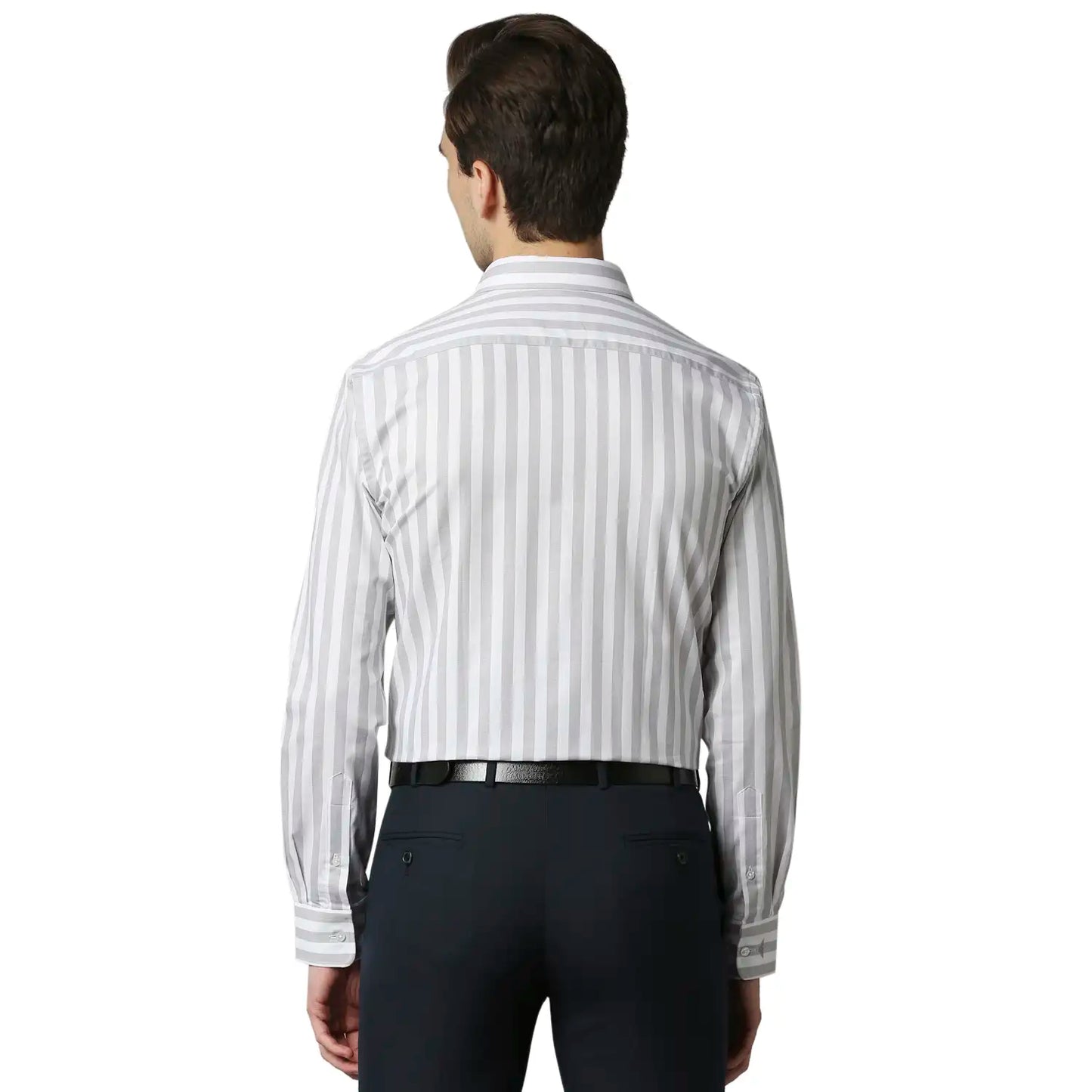 Men Slim Fit Medium Petrol Shirt
