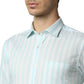 Men Slim Fit Dark Blue Shirt