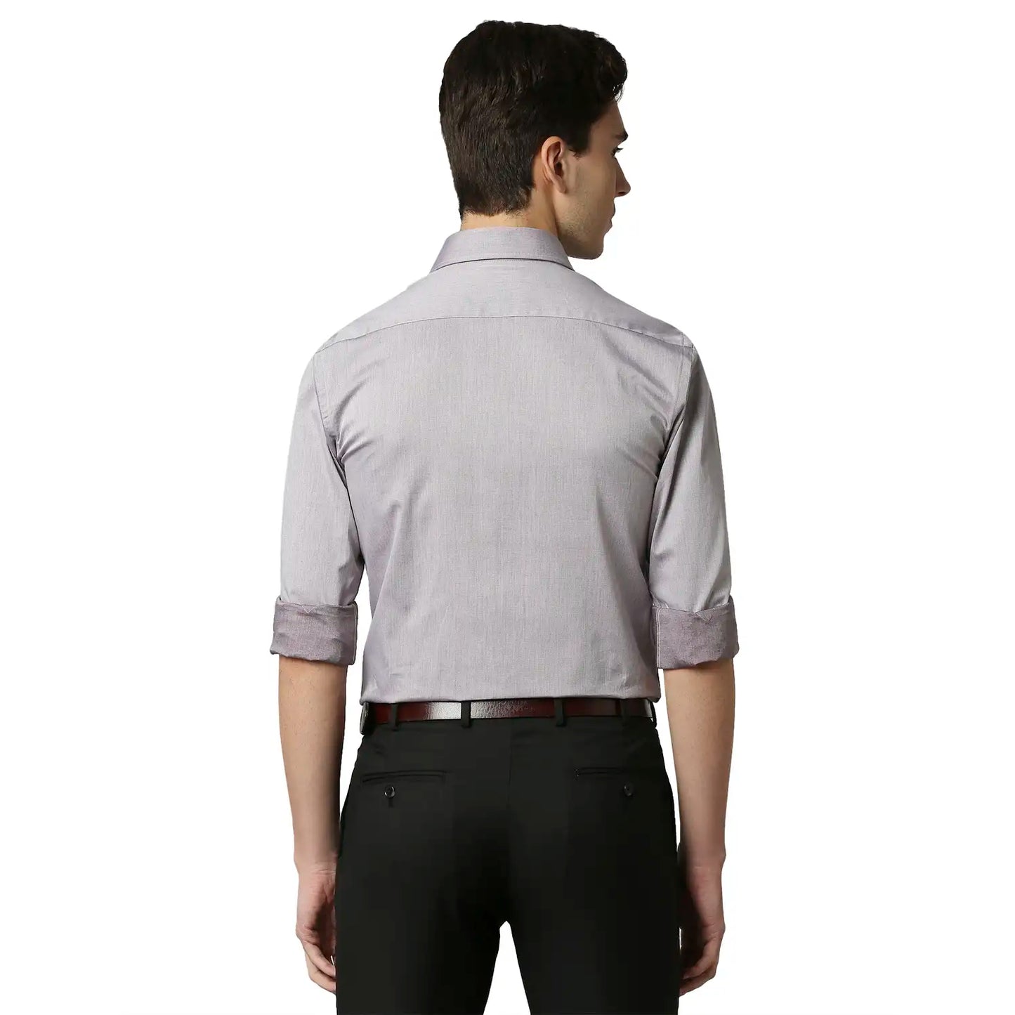 Men Slim Fit Medium Red Shirt