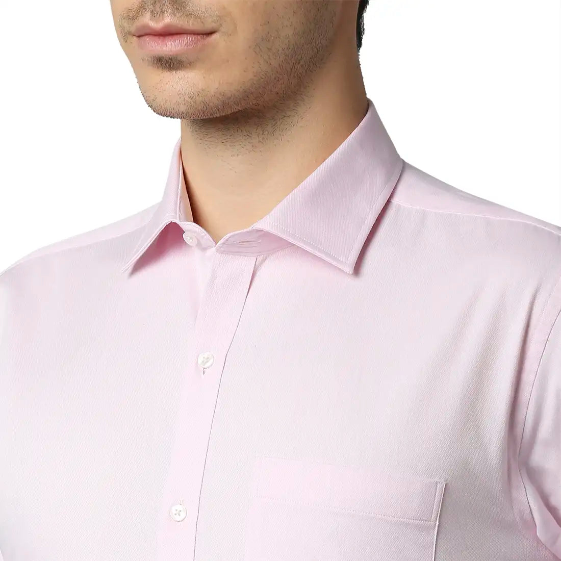 Men Slim Fit Medium Violet Shirt