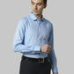 Men Slim Fit Blue Shirt