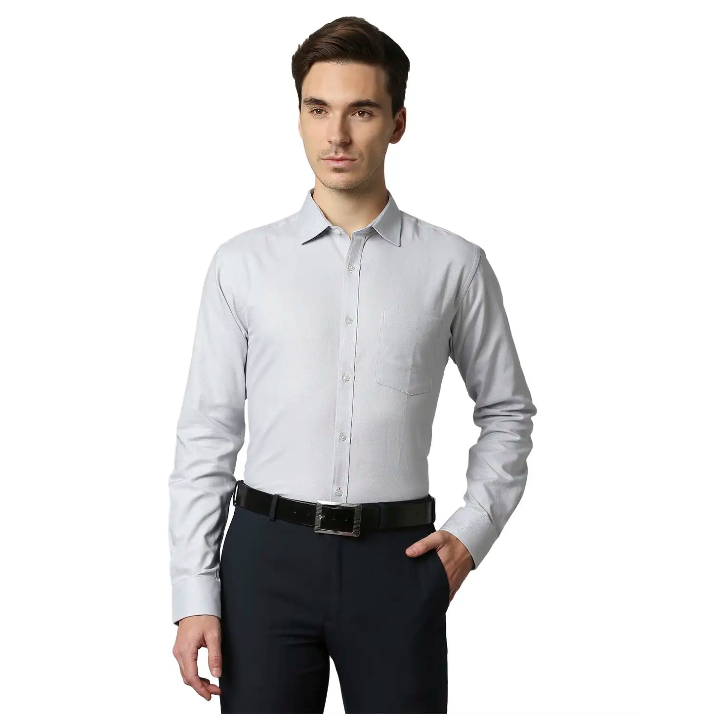 Men Slim Fit Medium Red Shirt