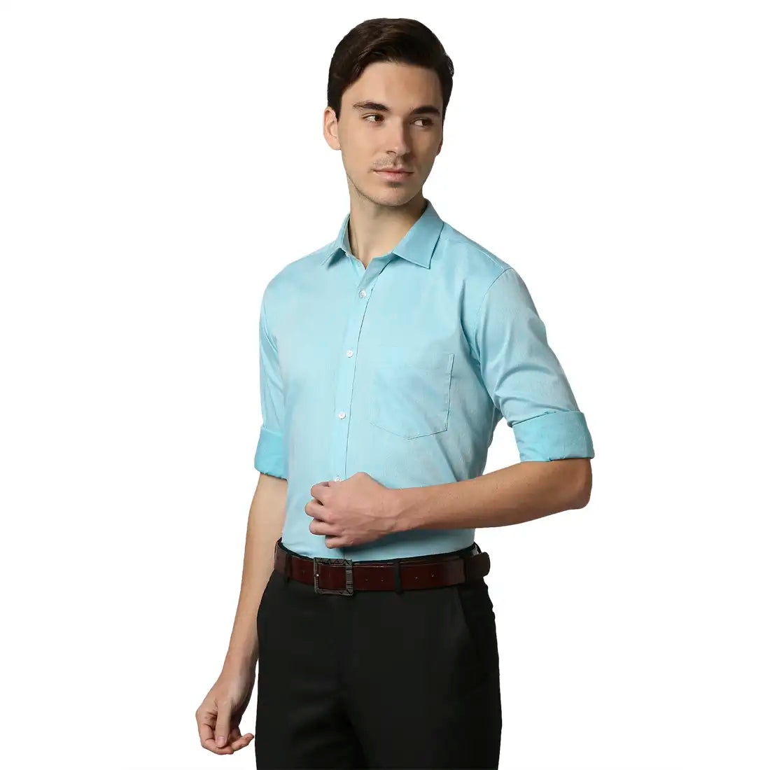 Men Slim Fit Medium Red Shirt