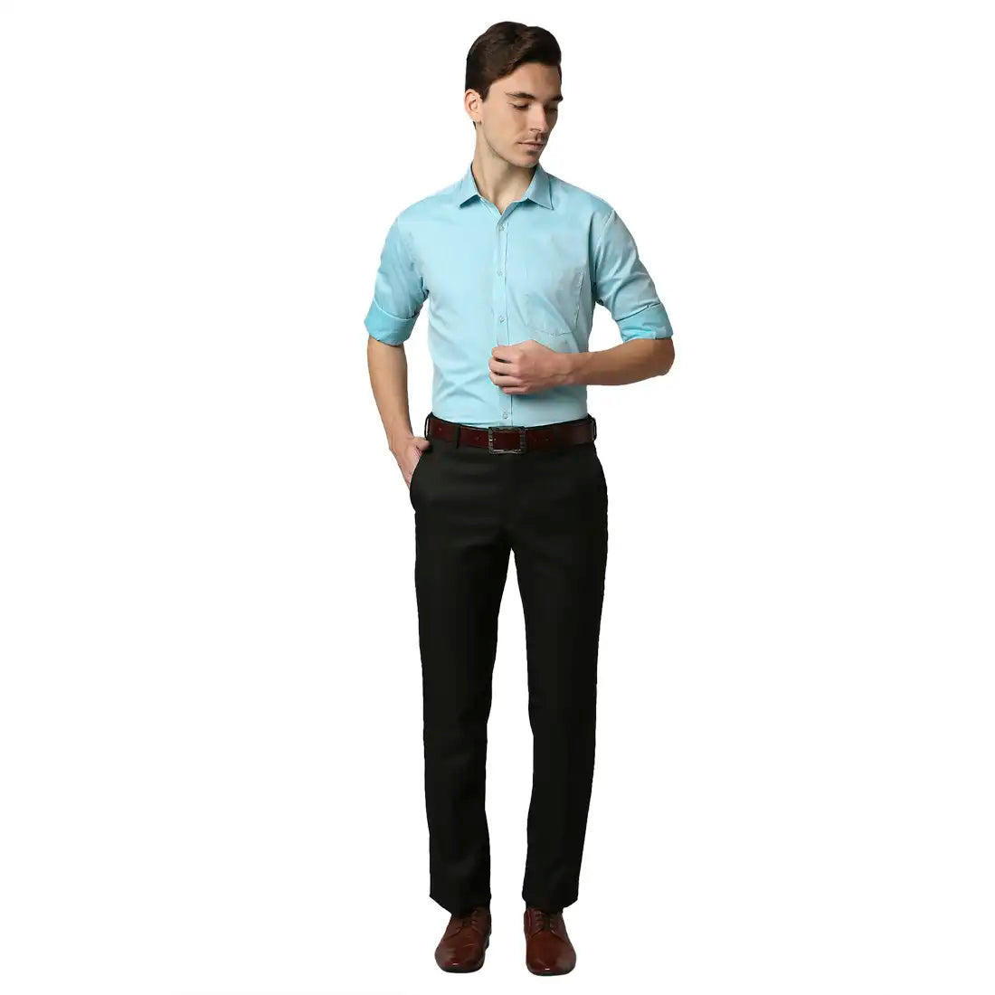 Men Slim Fit Medium Red Shirt