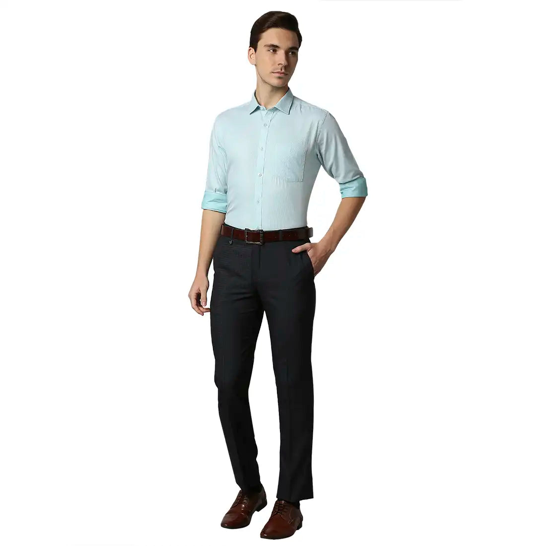 Men Slim Fit Medium Red Shirt