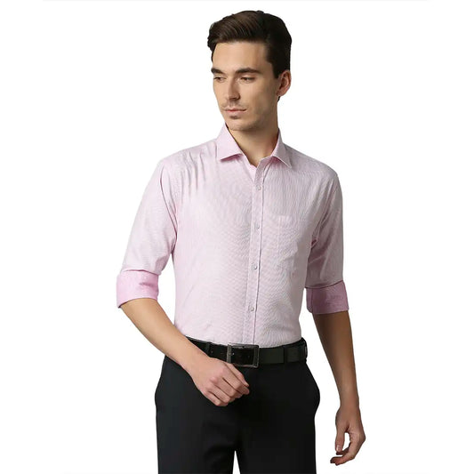 Men Slim Fit Medium Blue Shirt