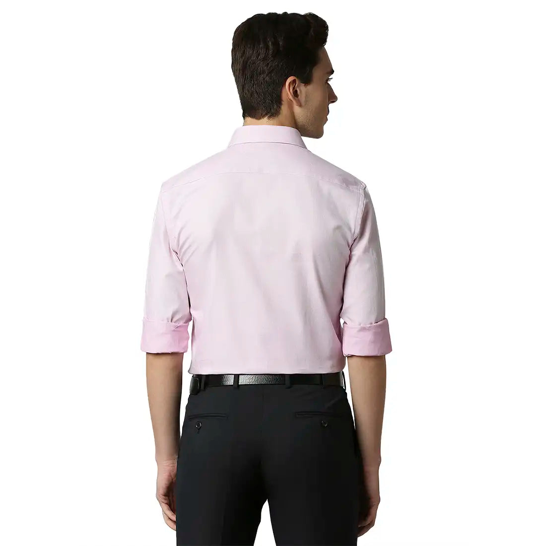 Men Slim Fit Medium Blue Shirt