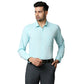 Men Slim Fit Medium Petrol Shirt