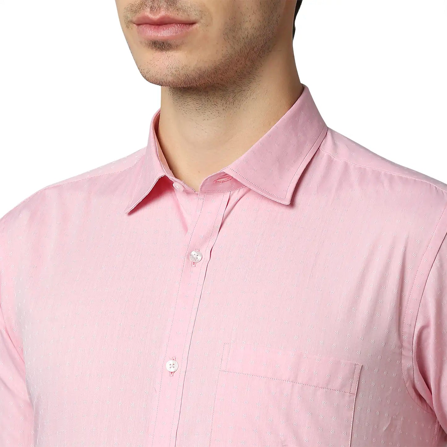 Men Slim Fit Medium Blue Shirt
