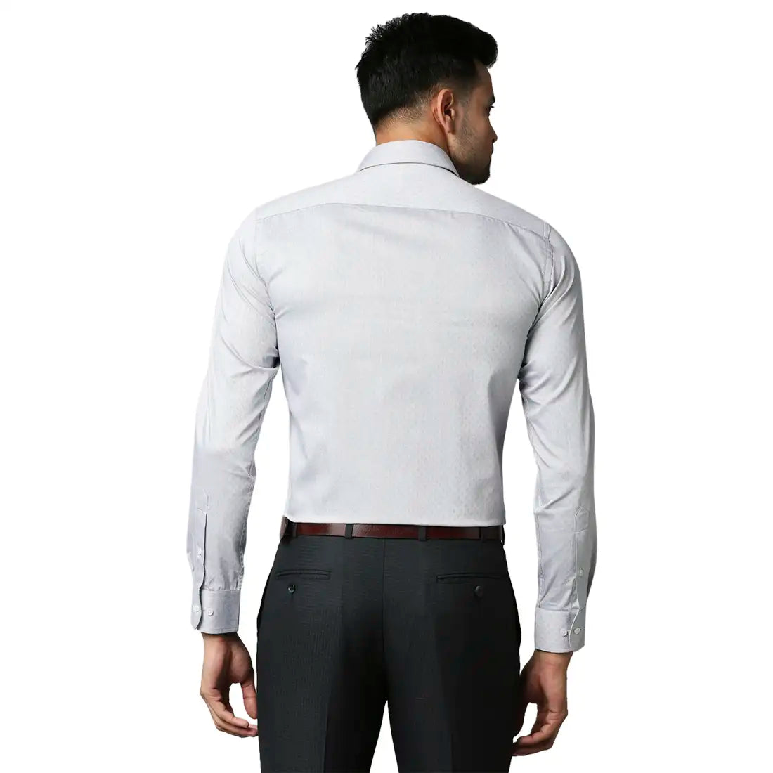 Men Slim Fit Light Violet Shirt