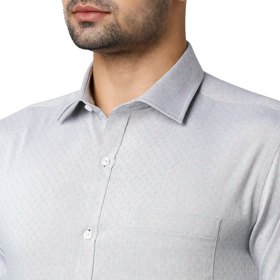 Men Slim Fit Light Violet Shirt