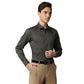 Men Slim Fit Dark Maroon Shirt
