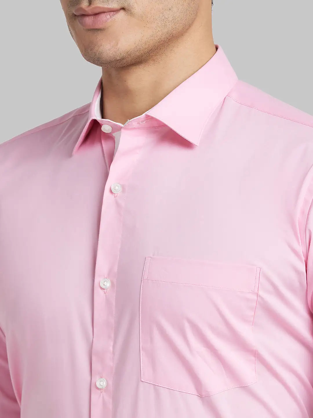 Men Slim Fit Light Yellow Shirt