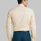 Men Slim Fit Teal Blue Shirt