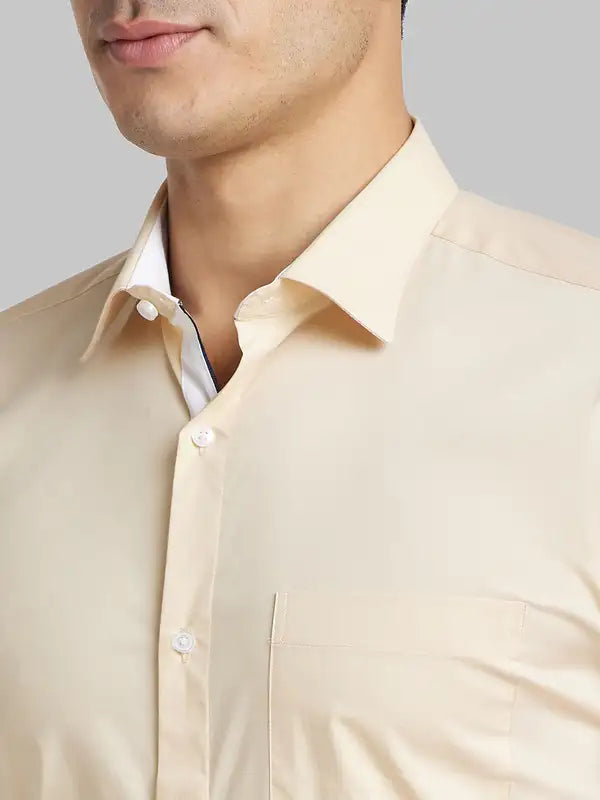 Men Slim Fit Teal Blue Shirt