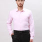 Park Avenue Men White Slim Fit Fil-A-Fil Cotton Shirts