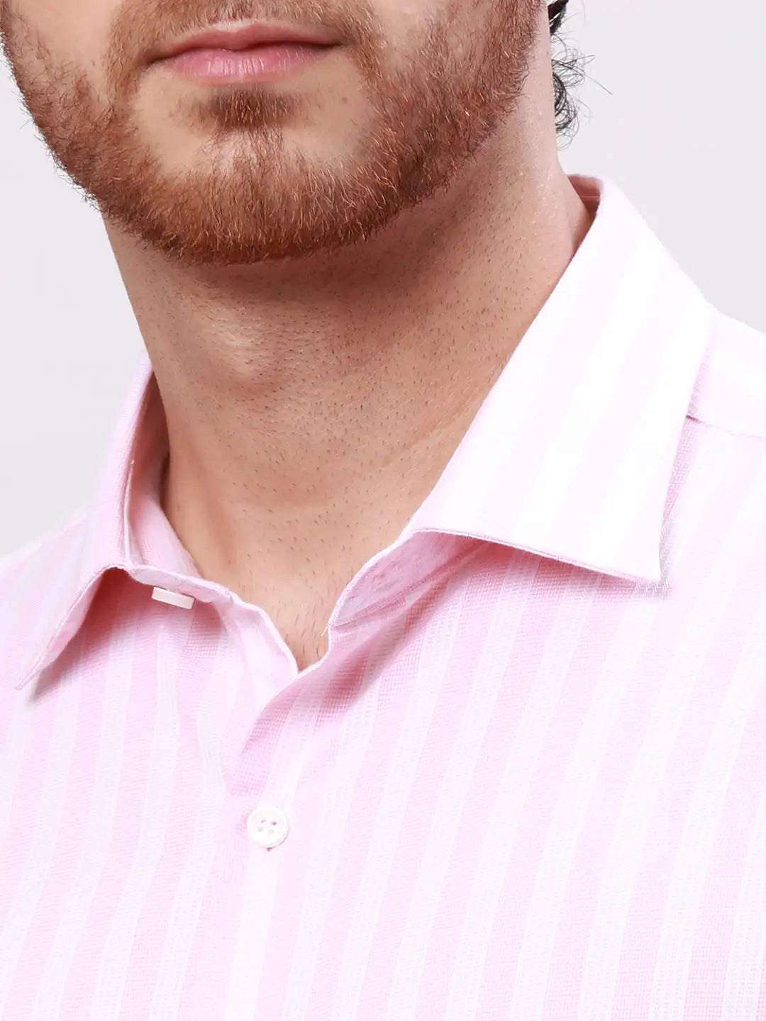 Park Avenue Men White Slim Fit Fil-A-Fil Cotton Shirts