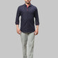 Men Slim Fit Fancy Maroon Shirt