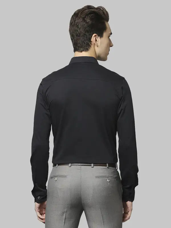 Men Slim Fit White Shirt