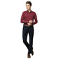 Men Slim Fit White Shirt