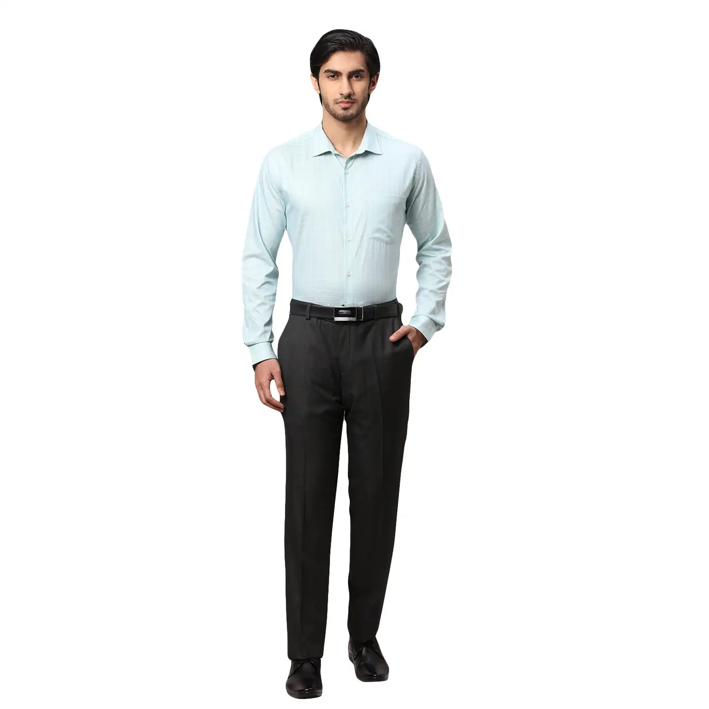 Men Slim Fit Violet Shirt