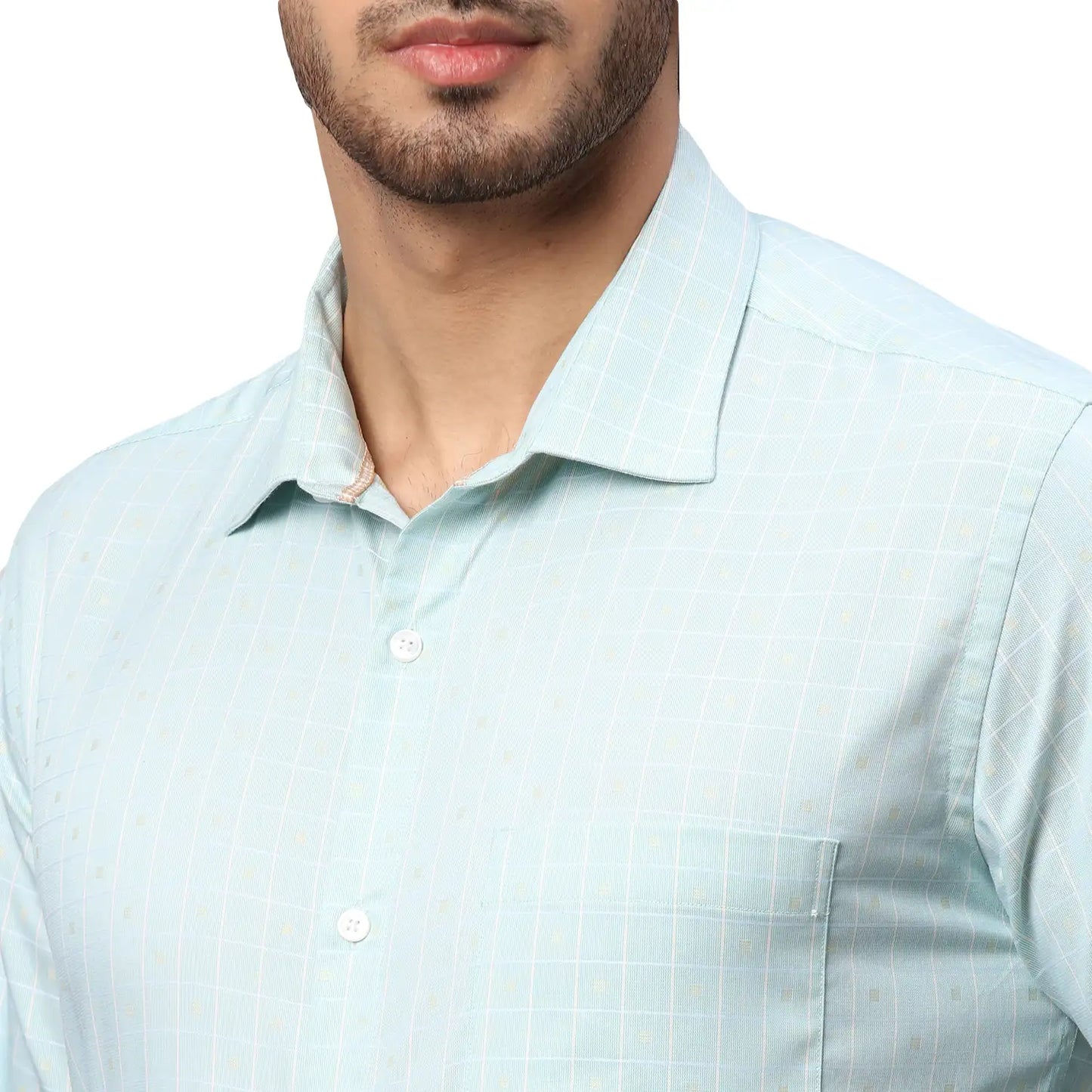 Men Slim Fit Violet Shirt
