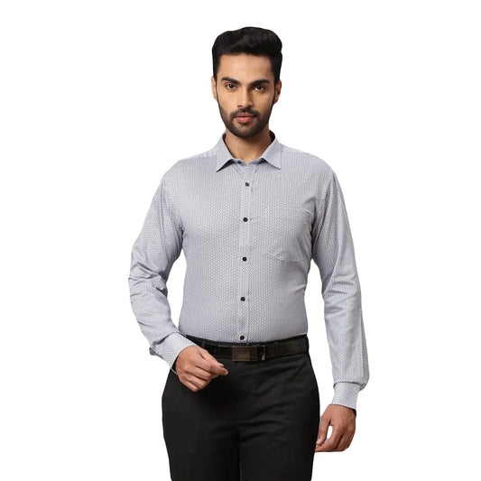 Men Slim Fit Yellow Shirt