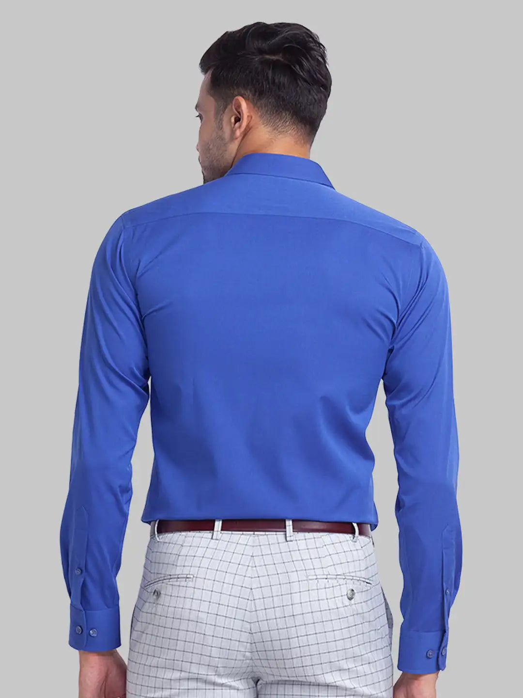 Men Slim Fit Yellow Shirt