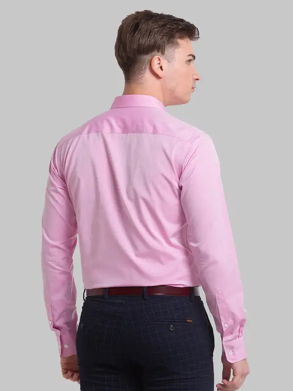 Men Slim Fit Violet Shirt