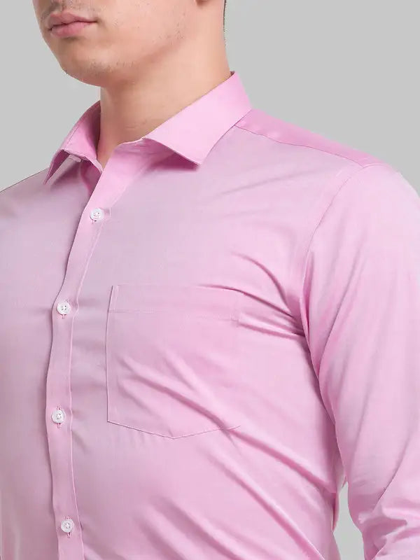 Men Slim Fit Violet Shirt