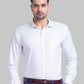 Men Slim Fit White Shirt