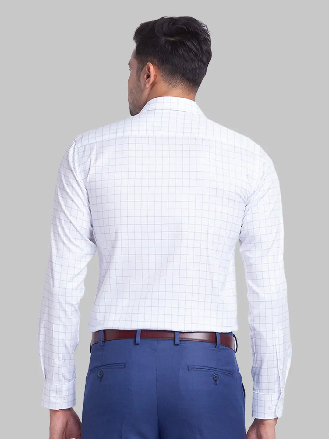 Men Slim Fit White Shirt