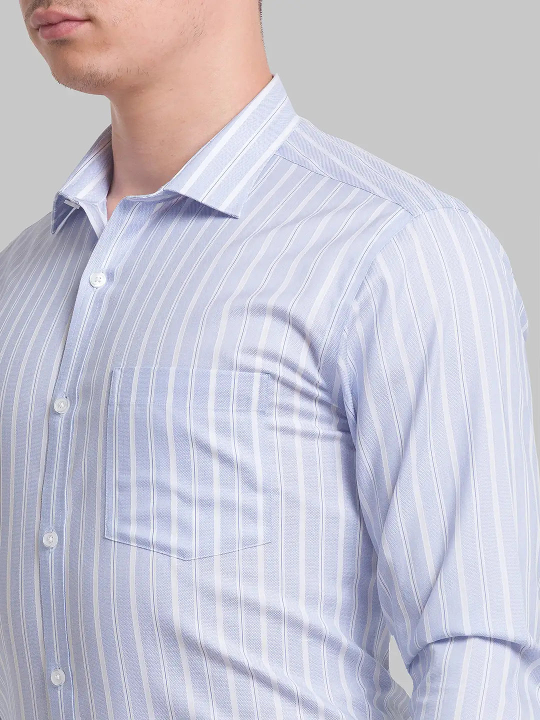 Men Slim Fit Pink Shirt