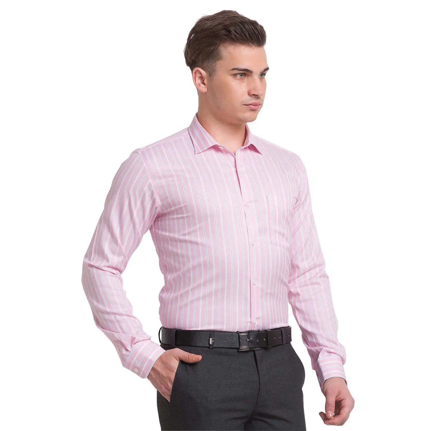 Men Slim Fit Blue Shirt