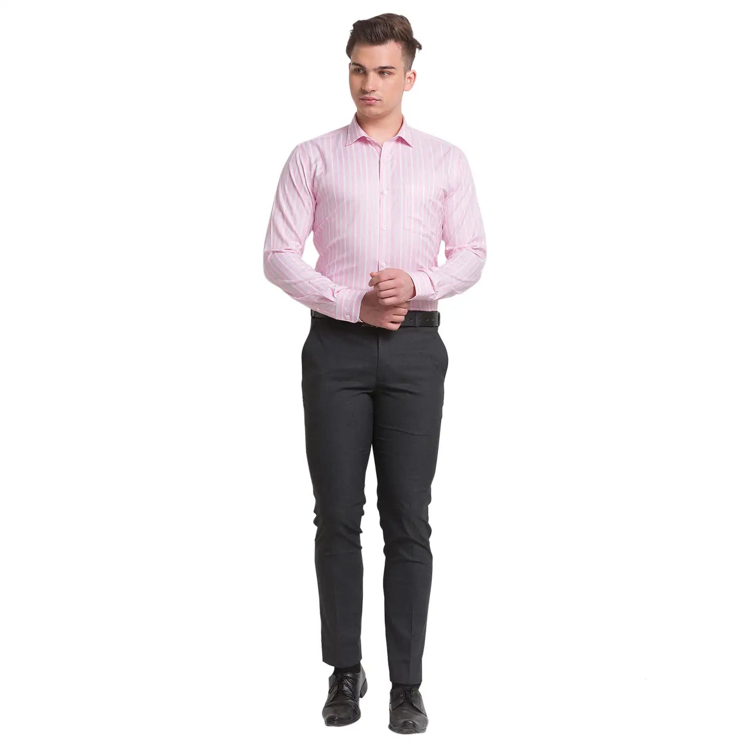 Men Slim Fit Blue Shirt