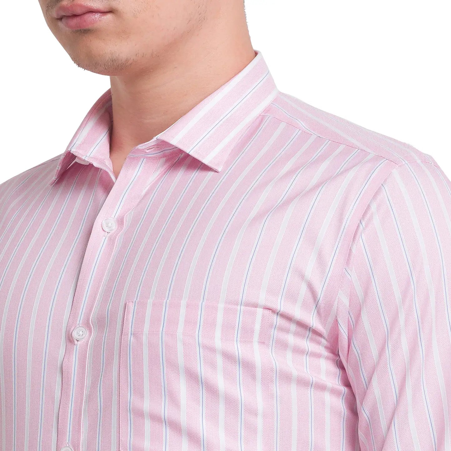 Men Slim Fit Blue Shirt