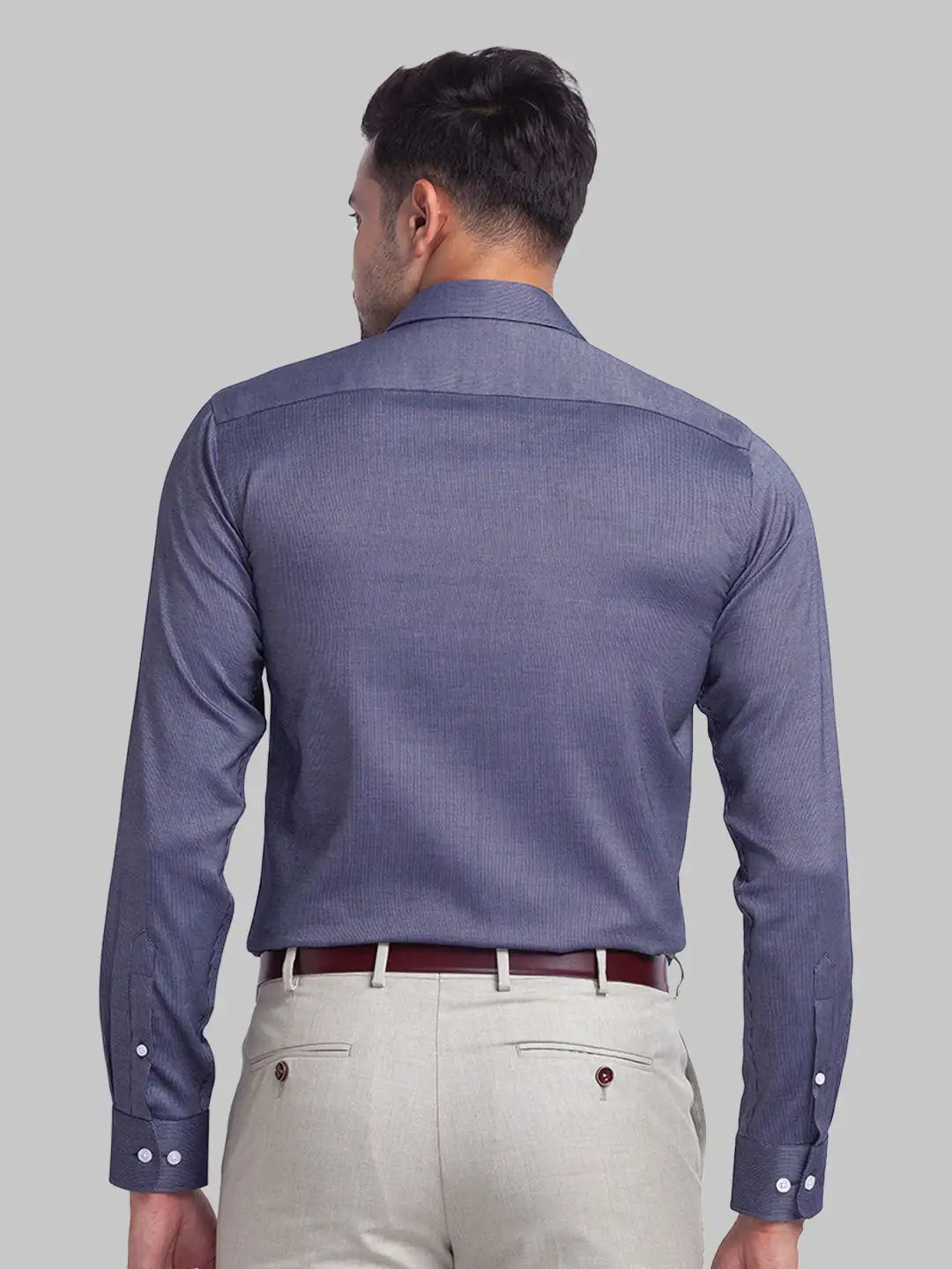 Men Slim Fit Light Green Shirt