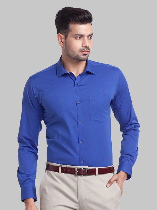 Men Slim Fit Maroon Shirt