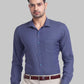 Men Slim Fit Dark Blue Shirt