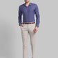 Men Slim Fit Dark Blue Shirt