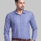 Men Slim Fit blue Shirt