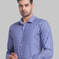 Men Slim Fit blue Shirt