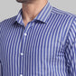 Men Slim Fit blue Shirt