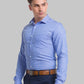 Men Slim Fit Pink Shirt