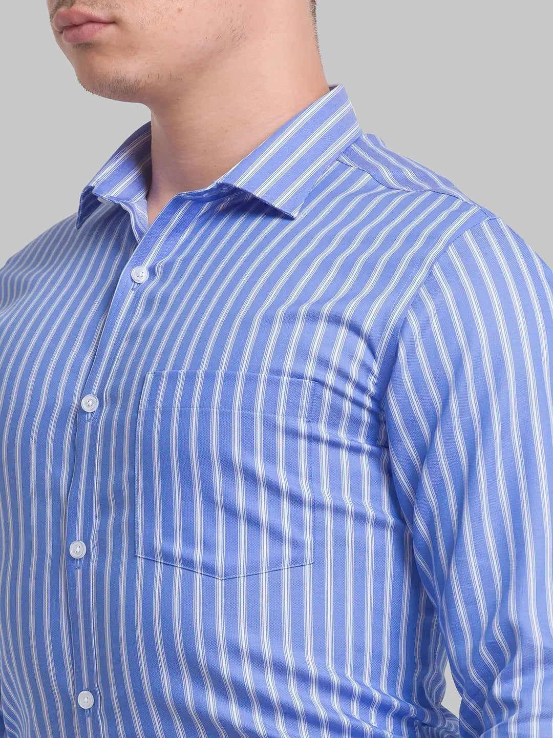 Men Slim Fit Pink Shirt