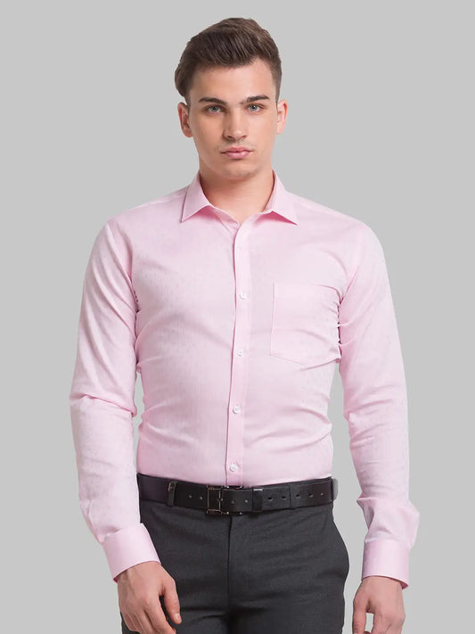 Men Slim Fit Violet Shirt