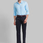 Men Slim Fit Light Green Shirt