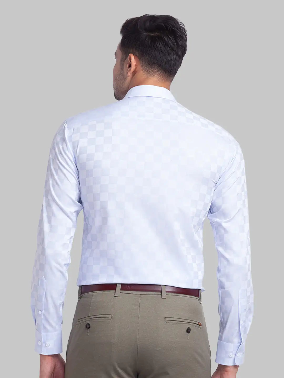 Men Slim Fit Light Pink Shirt