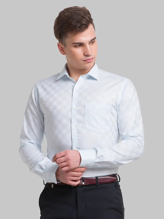 Men Slim Fit Violet Shirt